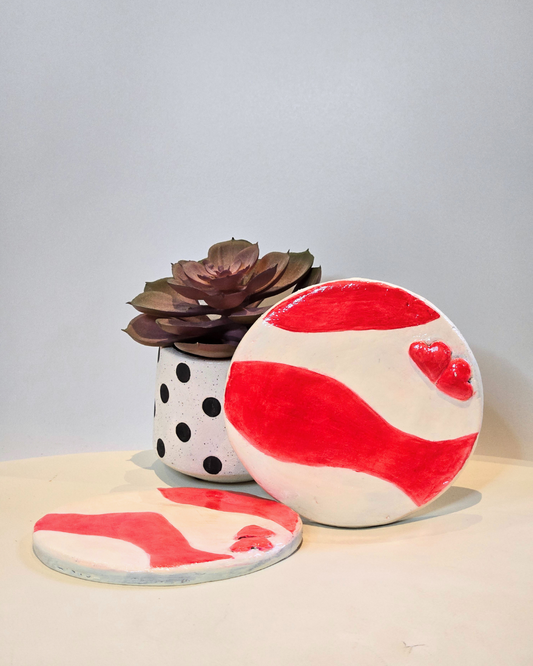 Love Swirl Coasters (Set of 2)